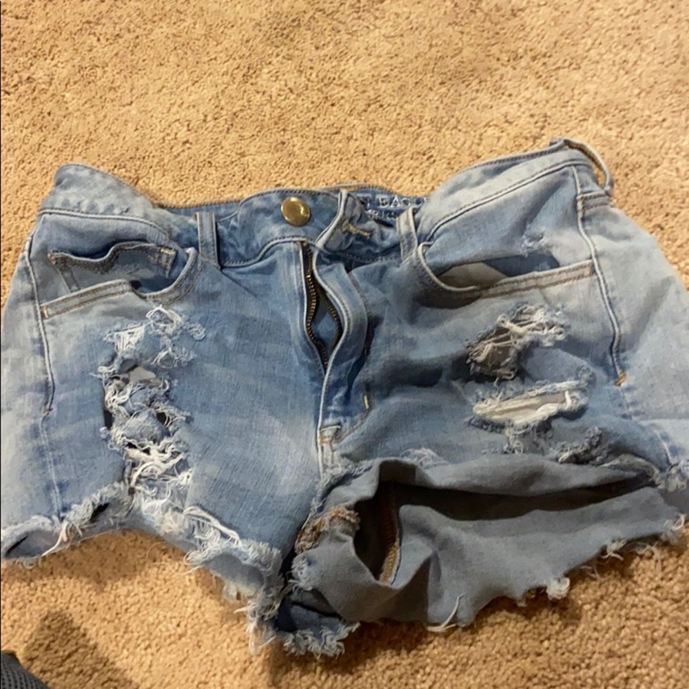 American eagle jean shorts